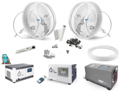 Kit completo ventilatori nebulizzatori professionale