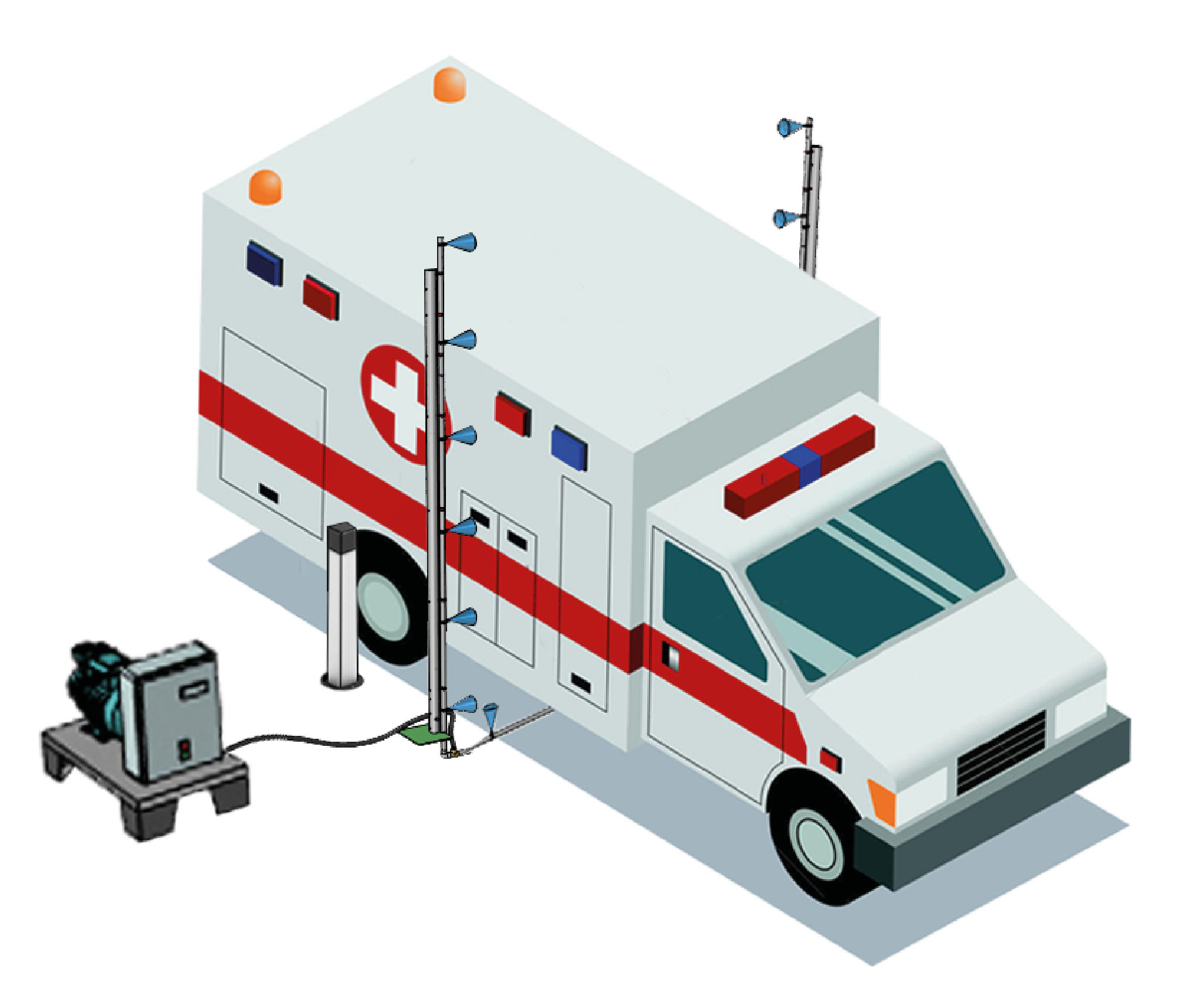 Ida 3 arco di disinfezione igienizzazione automezzi