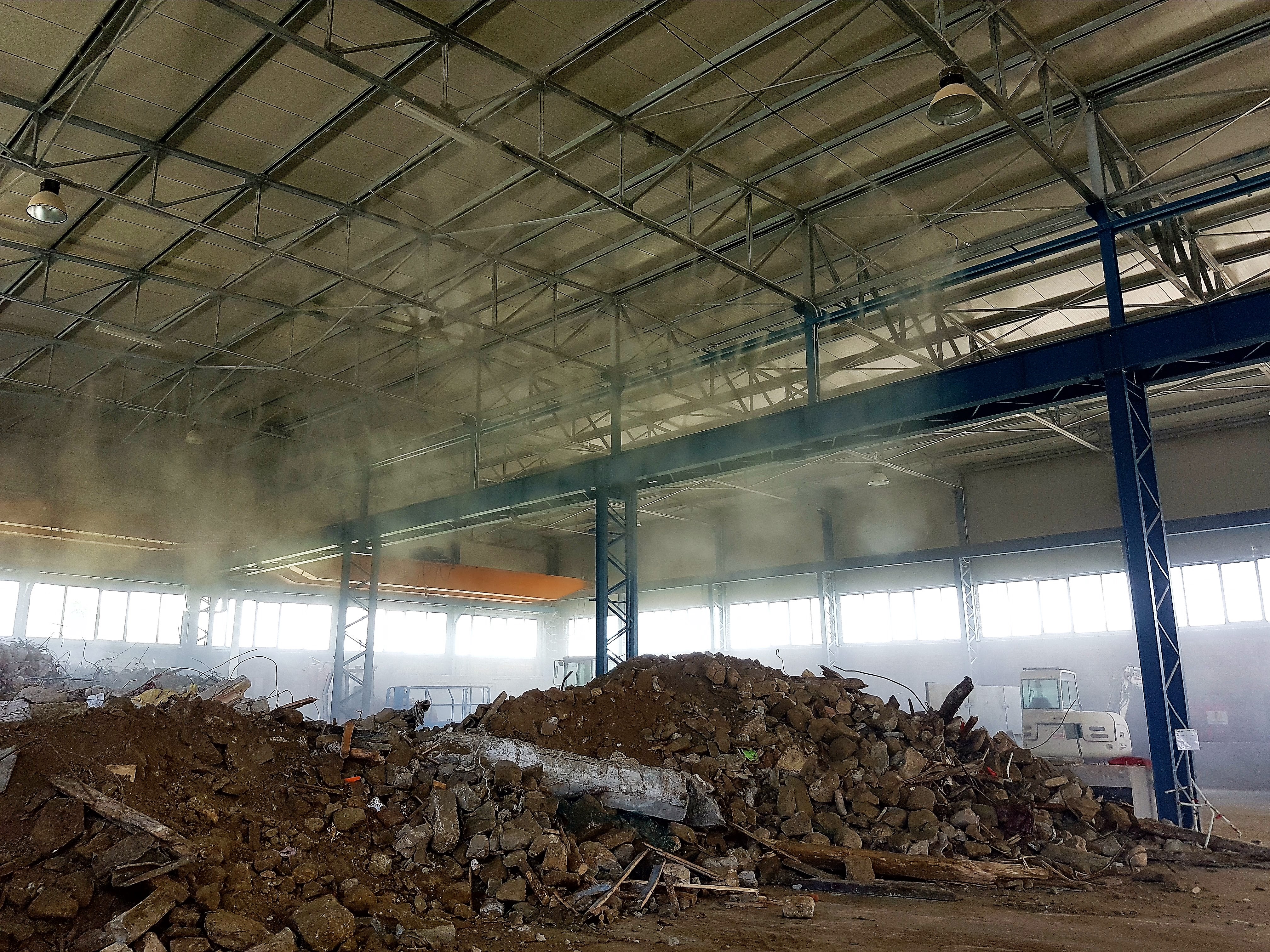 abbattimento polveri cantiere edile