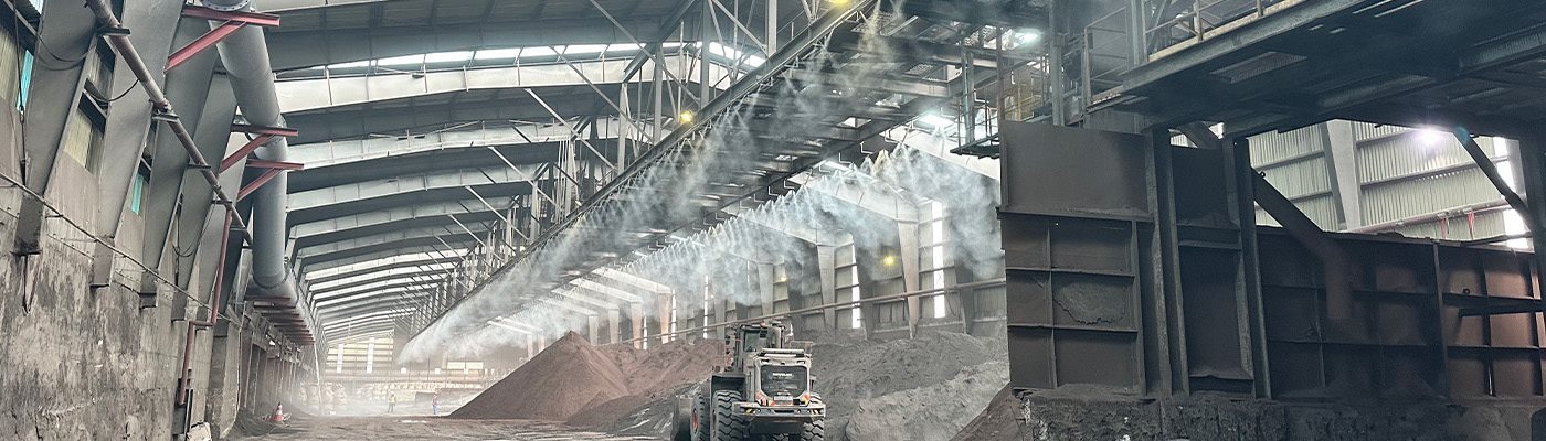 Impianto di abbattimento polveri in fonderia