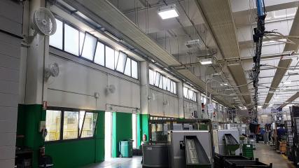 Ventilatori nebulizzatori per raffrescamento adiabatico industriale