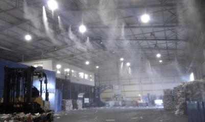 Abbattimento polveri riciclaggio carta 